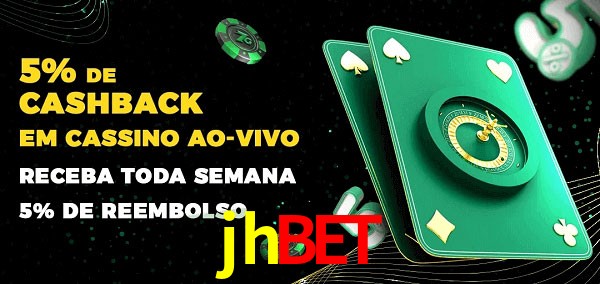 Promoções do cassino ao Vivo jhbet